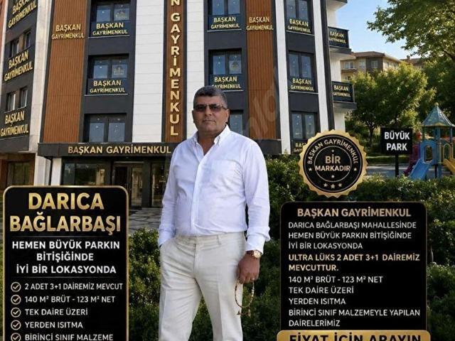 BAĞLARBAŞI MH'DE 3+1 EŞSİZ GÜZELLİKTE '0'OTURUMA HAZIR DAİRE