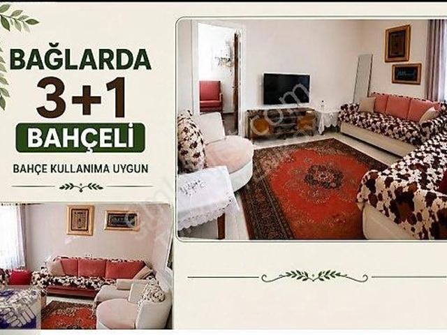 Bağlarda Bahce Kullanımlı Mobilyalı Kiralık 3+1