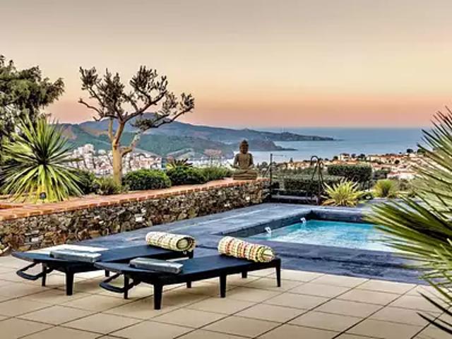 Banyuls sur Mer 66650 Achat / Vente maison 8 pièces t8 piscine
