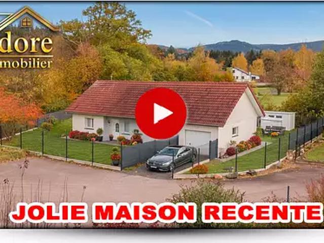 Ban sur Meurthe Clefcy 88230 Achat / Vente maison 5 pièces t5