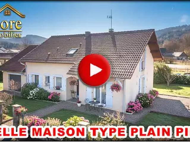 Ban sur Meurthe Clefcy 88230 Achat / Vente maison 6 pièces t6
