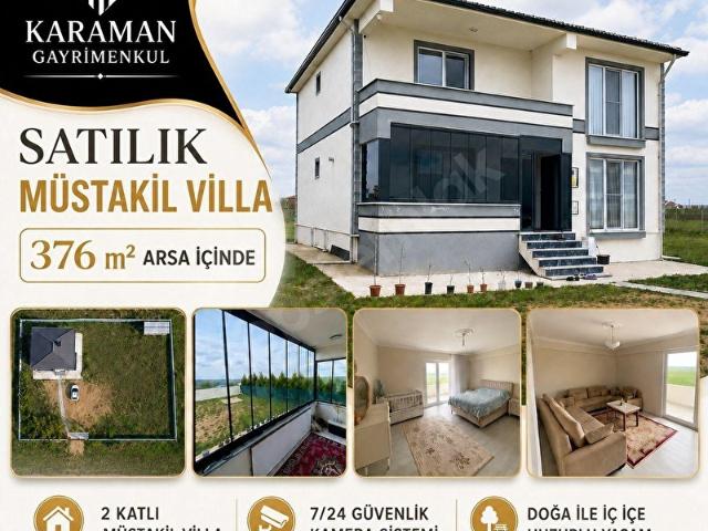 BABAESKİ DEMİRKAPIDA SATILIK 2 KATLI VİLLA
