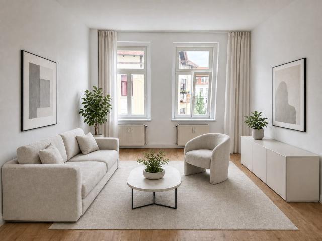 Bad, Küche, Böden, Wände neu 2022 · Fenster & Treppenhaus neu 2025 · bezugsfrei