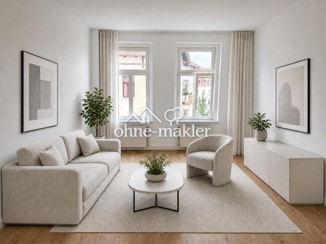 Bad, Küche, Böden, Wände neu 2022 · Fenster & Treppenhaus neu 2025 · bezugsfrei