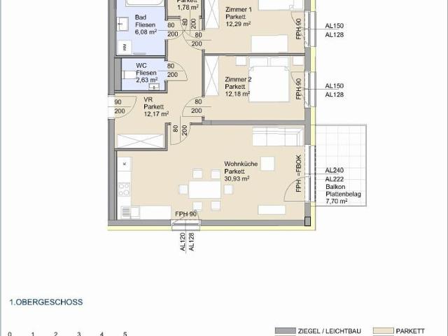Bad Schönau I/2, Geförderte Mietwohnung mit Kaufoption, Wohnung 10, 1100/00035582/00001210