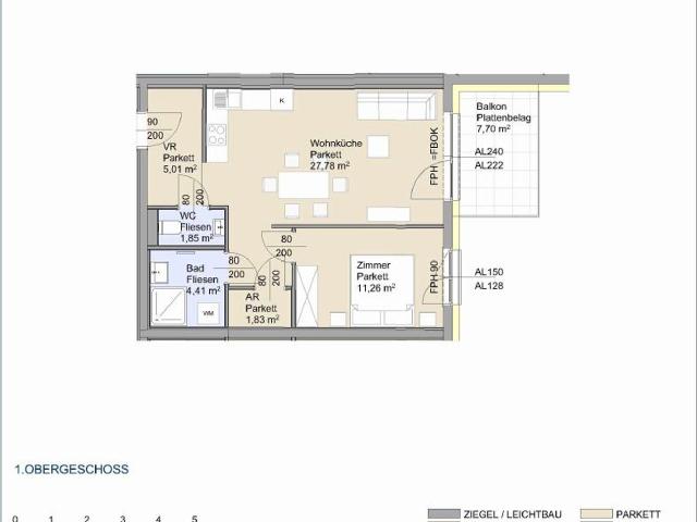 Bad Schönau I/2, Geförderte Mietwohnung mit Kaufoption, Wohnung 12, 1100/00035582/00001212