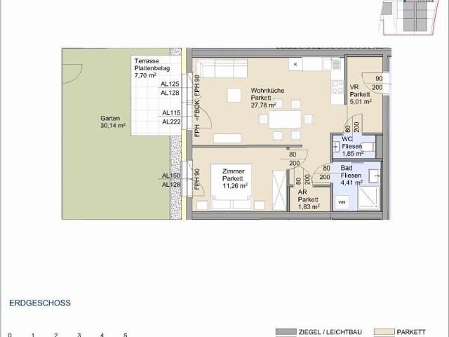 Bad Schönau I/2, Geförderte Mietwohnung mit Kaufoption, Wohnung 1, 1100/00035582/00001201