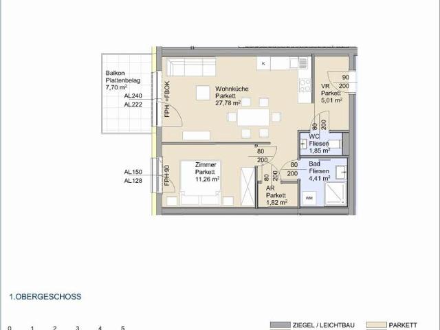 Bad Schönau I/2, Geförderte Mietwohnung mit Kaufoption, Wohnung 7, 1100/00035582/00001207