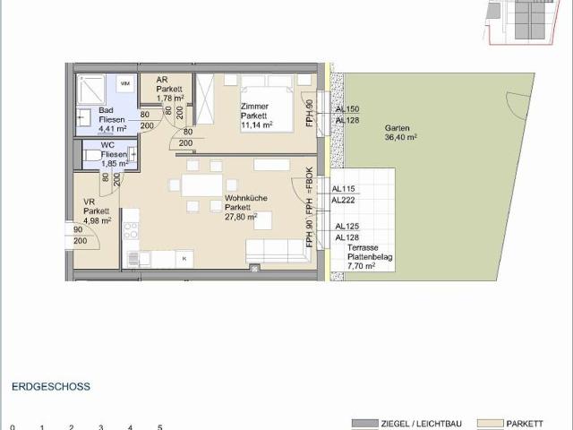Bad Schönau I/2, Geförderte Mietwohnung mit Kaufoption, Wohnung 5, 1100/00035582/00001205