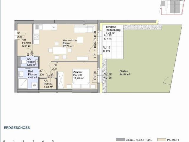 Bad Schönau I/2, Geförderte Mietwohnung mit Kaufoption, Wohnung 6, 1100/00035582/00001206