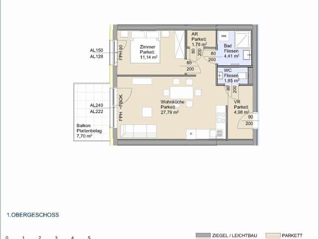 Bad Schönau I/2, Geförderte Mietwohnung mit Kaufoption, Wohnung 8, 1100/00035582/00001208