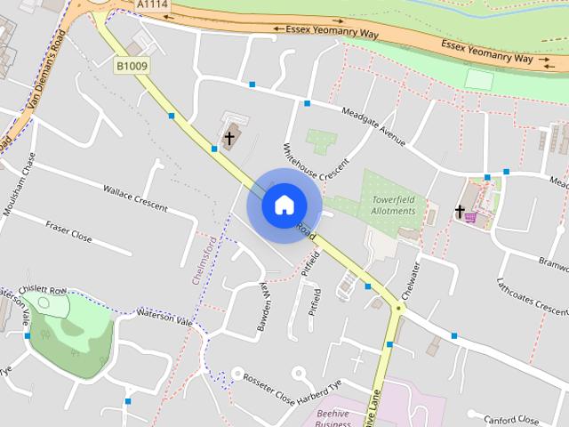 Baddow Road, Chelmsford, Essex, CM2