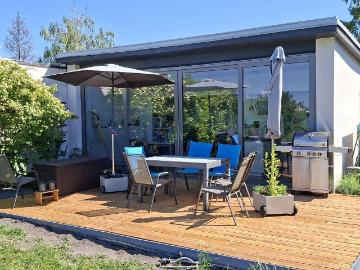 Badehose einpacken und genießen, Seehaus auf Mietgrund
