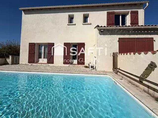 Bages 66670 Achat / Vente maison 5 pièces t5 piscine terrasse