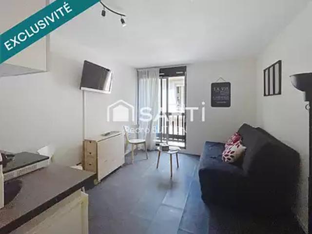 Bagnères de Luchon 31110 Achat / Vente appartement 1 pièce t1 parking