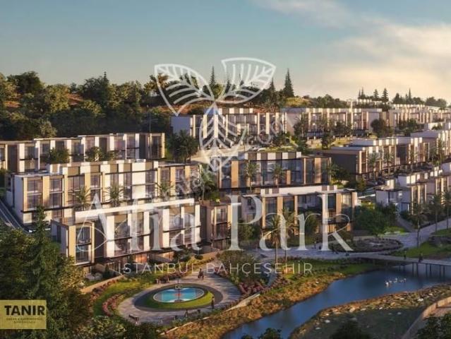 Bahçeşehir Afra Park Satılık Sıfır 4+1 Villa 12/24/36 Ay Vade