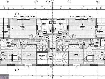 Bahçeşehir Koleji Arkası Projeden Satılık 2+1 Lüx Daire