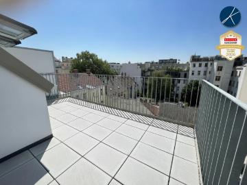 Bahnhof Floridsdorf U6: Hochwertige Erstbezug Terrassenwohnung in Ruhelage mit Tiefgarage!