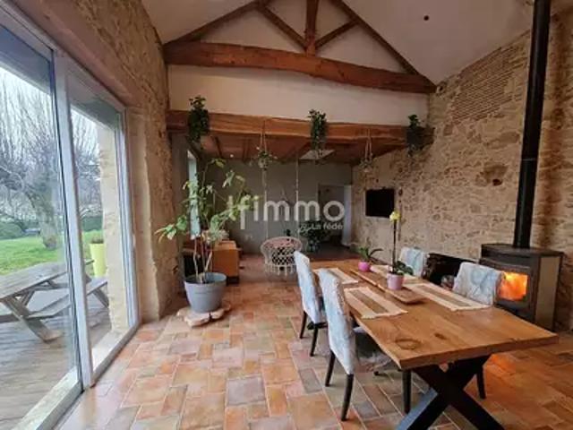 Baigneaux 33760 Achat / Vente maison 3 pièces t3 piscine terrasse