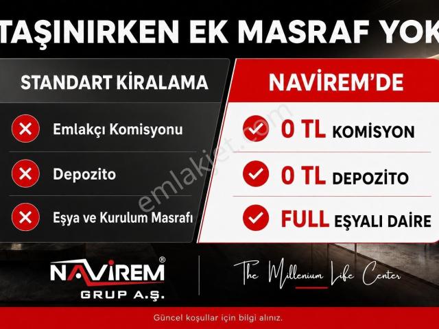 The Millennıum Life Center De Full Eşyalı Daireler Bavulunualgel