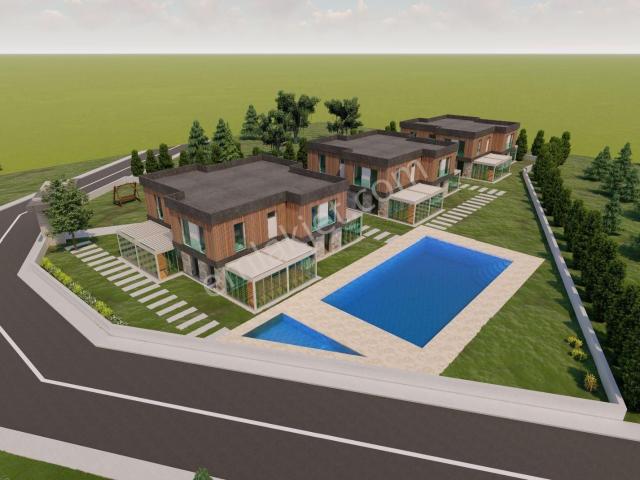 Balıkesir Manyas'ta 100m2 Şömineli '0' Dubleks Satılık Villa