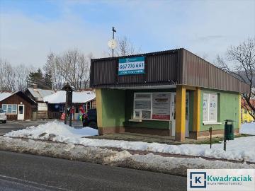 Mały lokal usługowy przy głównej trasie w Baligrodzie