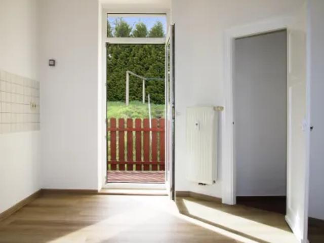 Balkonwohnung in Richtung Pohlitz