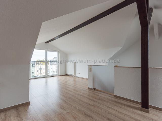 Balkon – Aufzug – 108 m² | 4 Zimmer Maisonette Plauen Seehaus
