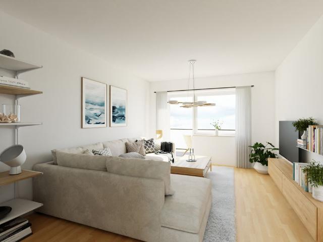 Balkon / Bad mit Fenster / Ruhige Lage