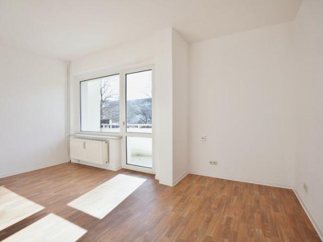 Balkon / Blick ins Grüne