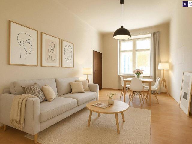 Balkon kommt! – Diese 2 Zimmer Rarität hat alles: Charme, Licht & Potenzial!