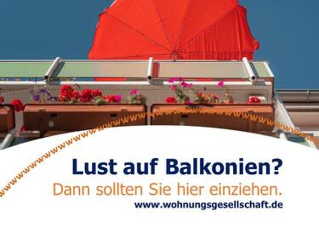 Balkonliebhaber aufgepasst!* 491,00 EUR Kaltmiete, ca.70,19 m²