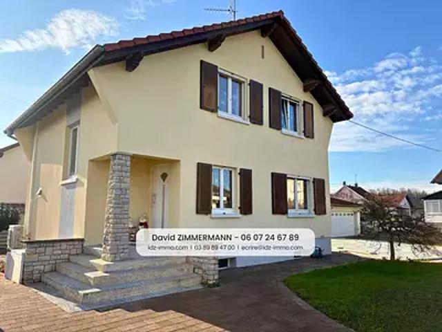 Bartenheim 68870 Achat / Vente maison 5 pièces t5 piscine terrasse