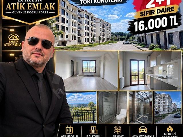 BARTIN DALLICA TOKİ KONUTLARINDA KİRALIK 2+1 SIFIR DAİRE