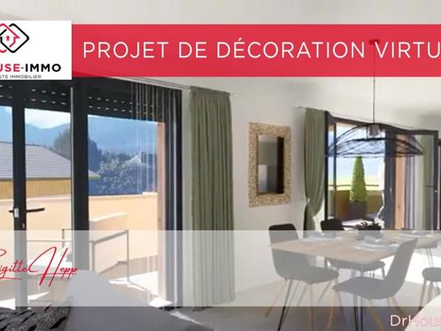 BARBY, Appartement T3 esprit maison de 68,66 m² avec terrasse de 16 m² et jardin de 104 m²