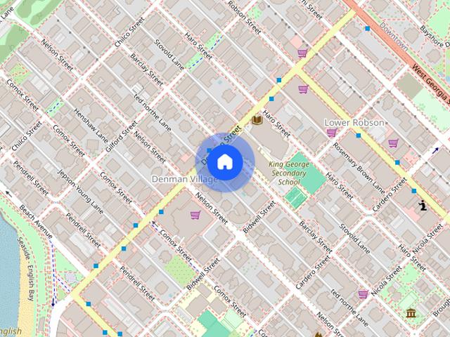 Barclay House 1 BR APT Rentals 1770 Barclay St Vancouver: VADA