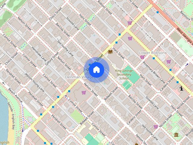 Barclay House 1 BR APT Rentals 1770 Barclay St Vancouver: VADA