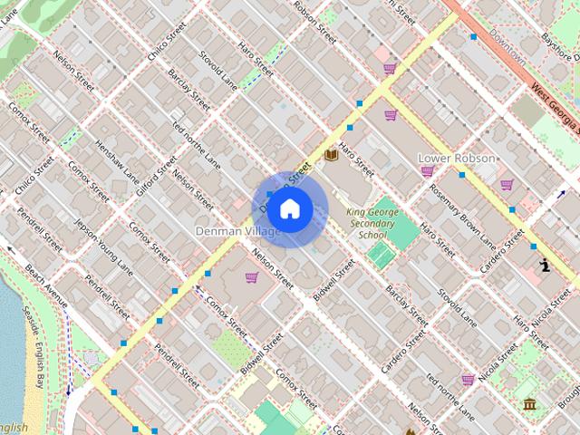 Barclay House 1 BR APT Rentals 1770 Barclay St Vancouver: VADA
