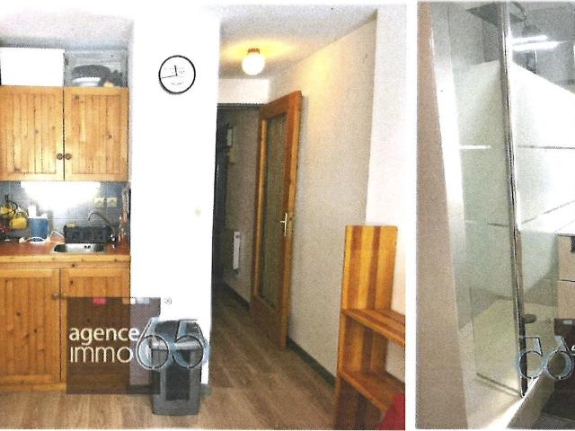 BARÈGES Appartement entièrement rénové 23 m2 Balcon plein sud