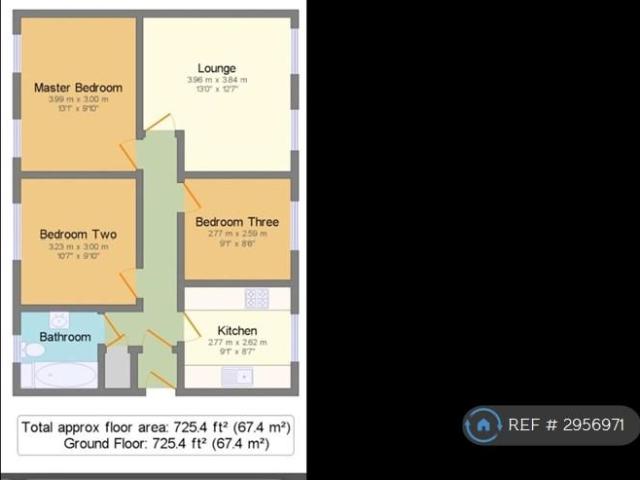 Barley Mews, Peterborough, PE2 3 bed flat to rent £1,050 pcm £242 pw