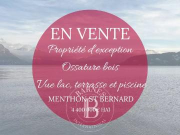 BARNES ANNECY OFF MARKET: VILLA VUE LAC AVEC PISCINE ET TERRASSES