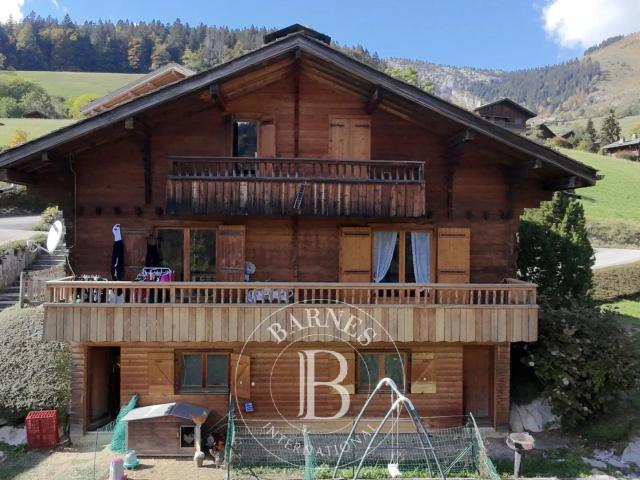 BARNES ARAVIS LE GRAND BORNAND CHALET TRADITIONNEL VUE PANORAMIQUE