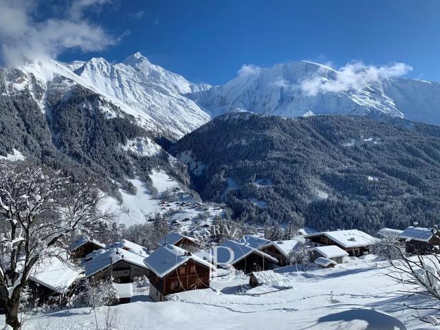 BARNES SAINT GERVAIS SAINT NICOLAS DE VÉROCE CHALET FAMILIAL VUE MONT BLANC