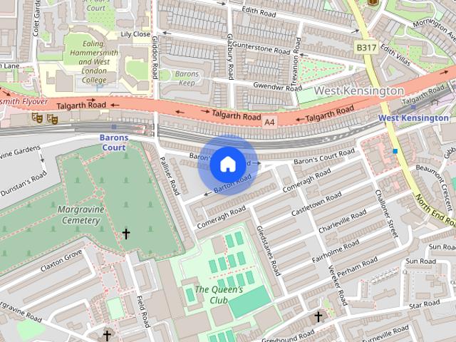 Barons Court Road, W14