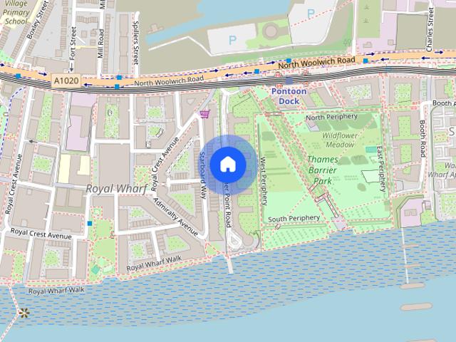 Barrier Point Road, Royal Docks, London, E16