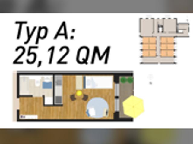Barrierearme 1 Raumwohnung im Lutherturm WE92