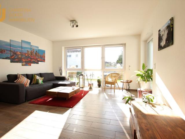 Barrierefrei und teilmöbliert – Helle 2 Zimmerwohnung mit Garten und Stellplatz in Dudenhofen