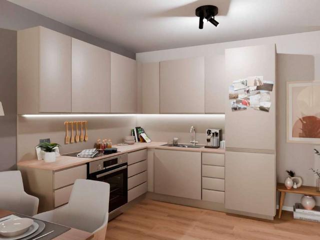Barrierefreie Erdgeschosswohnung mit Loggia und großer Wohnküche