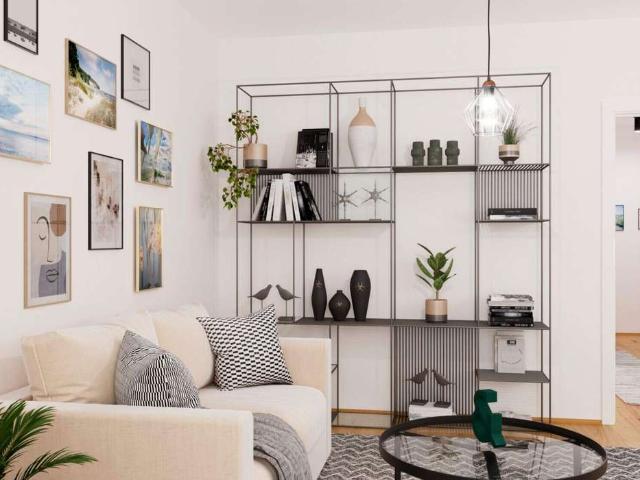 Barrierefreie Erdgeschosswohnung mit Terrasse, Garten und zwei Bädern
