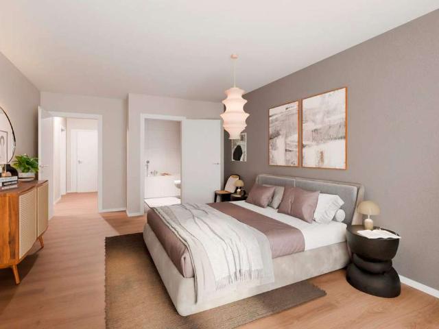 Barrierefreie Erdgeschosswohnung mit Terrasse Gartenanteil und großer Loggia